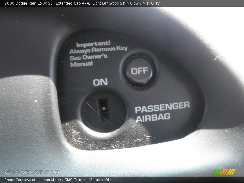 Light Driftwood Satin Glow / Mist Gray 2000 Dodge Ram 1500 SLT Extended Cab 4x4