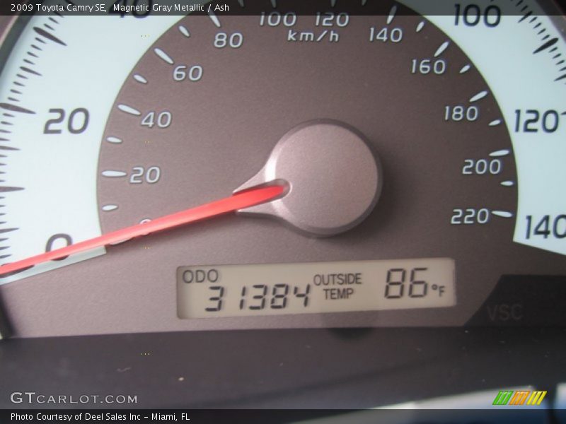 Magnetic Gray Metallic / Ash 2009 Toyota Camry SE