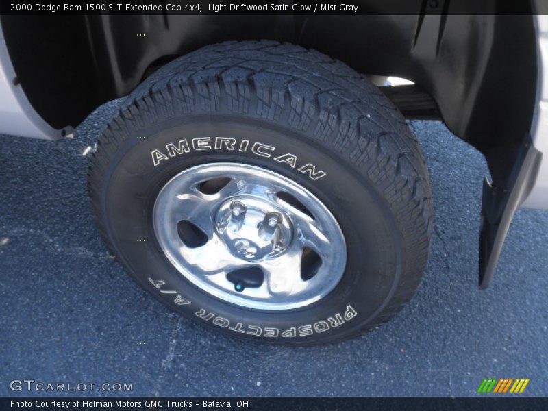 Light Driftwood Satin Glow / Mist Gray 2000 Dodge Ram 1500 SLT Extended Cab 4x4