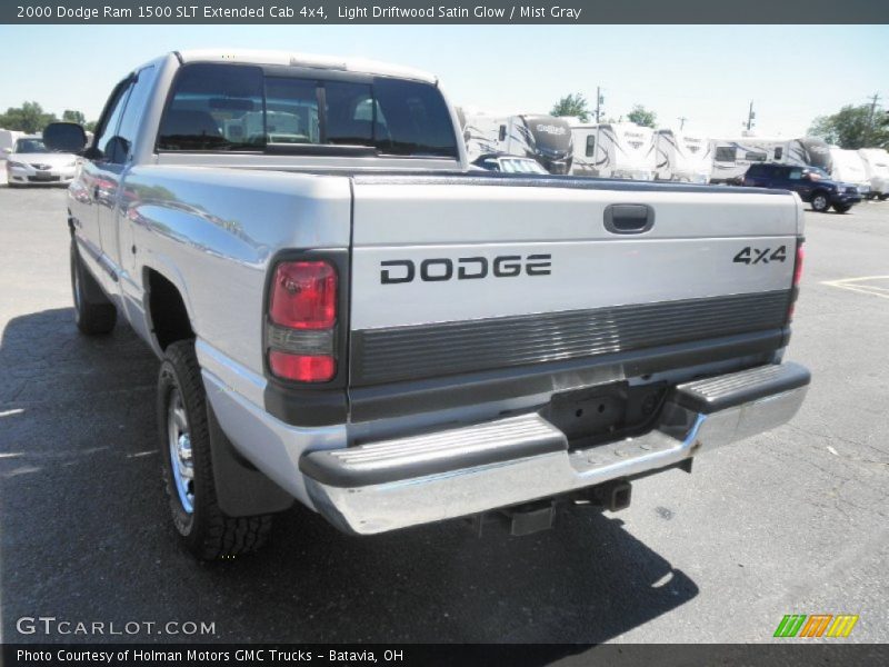 Light Driftwood Satin Glow / Mist Gray 2000 Dodge Ram 1500 SLT Extended Cab 4x4