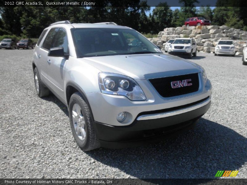 Quicksilver Metallic / Ebony 2012 GMC Acadia SL