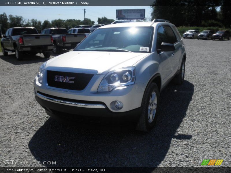 Quicksilver Metallic / Ebony 2012 GMC Acadia SL