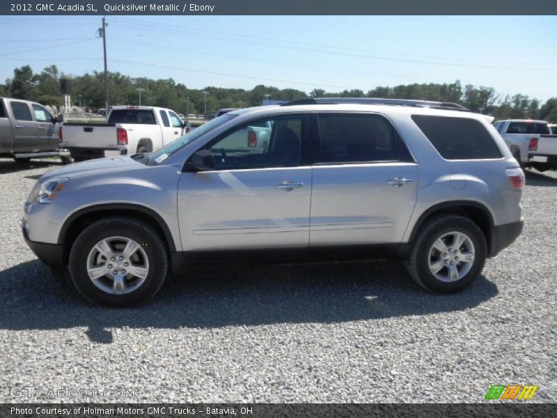Quicksilver Metallic / Ebony 2012 GMC Acadia SL