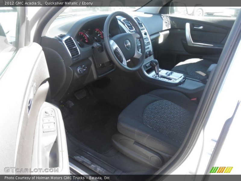 Quicksilver Metallic / Ebony 2012 GMC Acadia SL