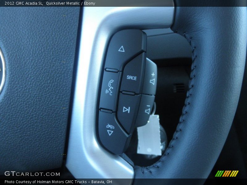 Quicksilver Metallic / Ebony 2012 GMC Acadia SL