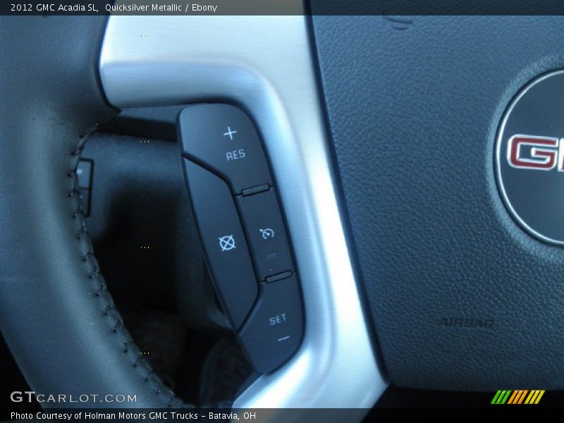Quicksilver Metallic / Ebony 2012 GMC Acadia SL