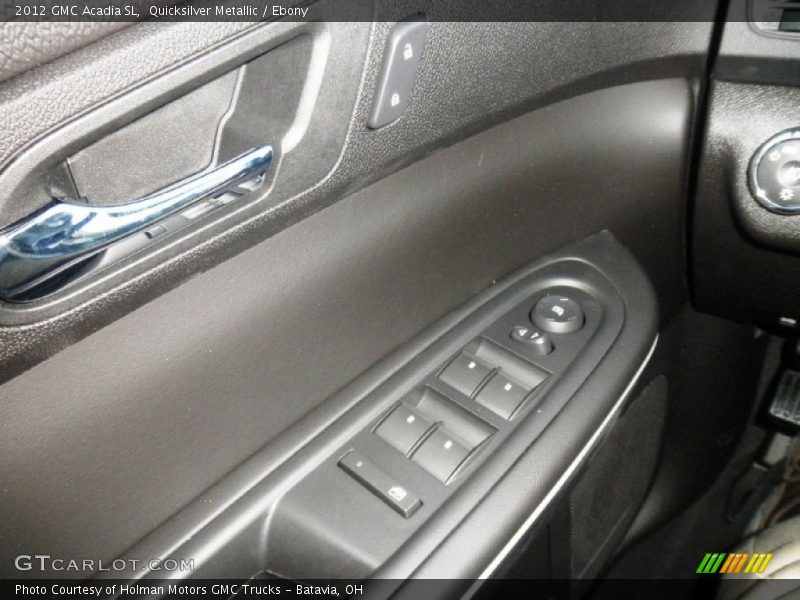Quicksilver Metallic / Ebony 2012 GMC Acadia SL