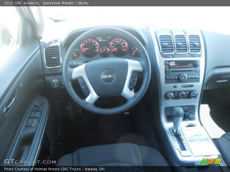 Quicksilver Metallic / Ebony 2012 GMC Acadia SL