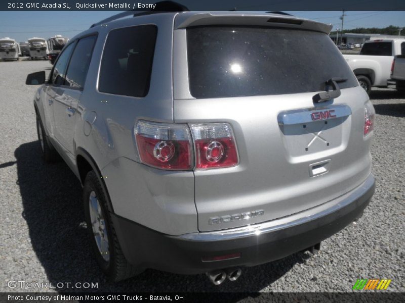 Quicksilver Metallic / Ebony 2012 GMC Acadia SL