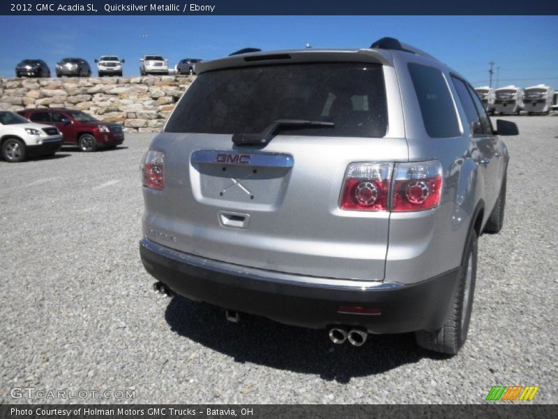 Quicksilver Metallic / Ebony 2012 GMC Acadia SL