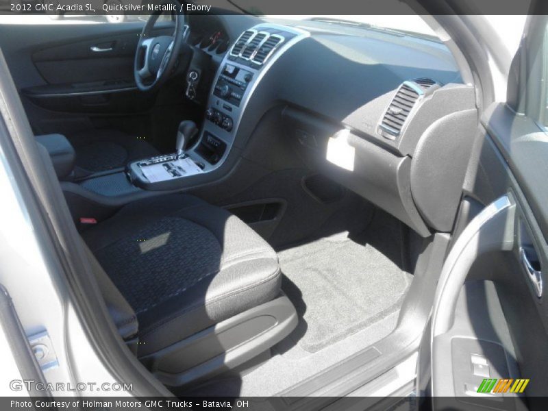 Quicksilver Metallic / Ebony 2012 GMC Acadia SL