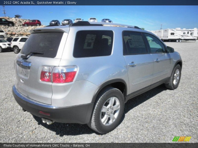 Quicksilver Metallic / Ebony 2012 GMC Acadia SL