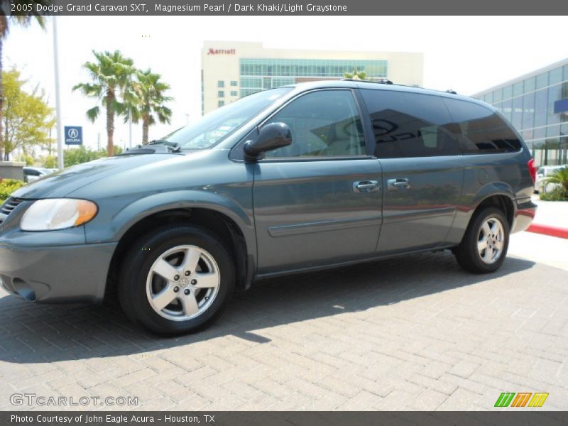 Magnesium Pearl / Dark Khaki/Light Graystone 2005 Dodge Grand Caravan SXT