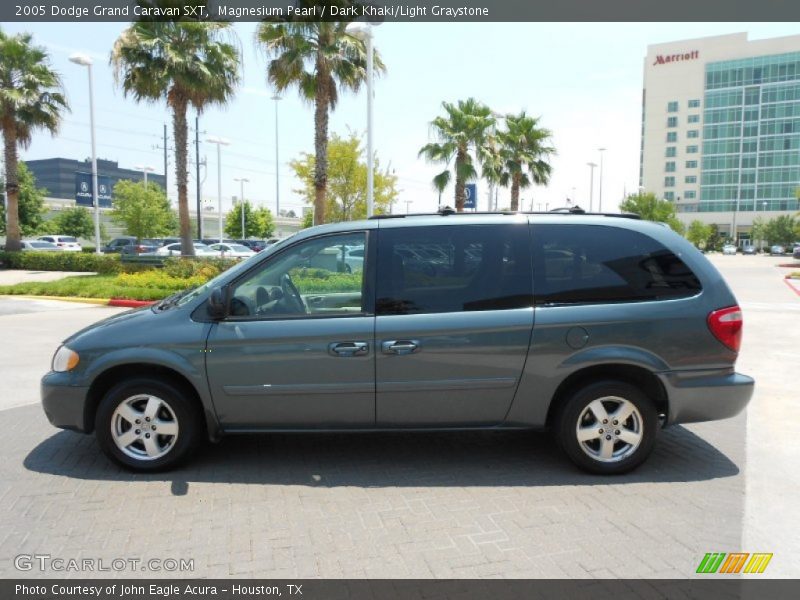 Magnesium Pearl / Dark Khaki/Light Graystone 2005 Dodge Grand Caravan SXT
