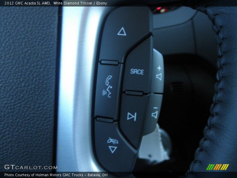 Controls of 2012 Acadia SL AWD