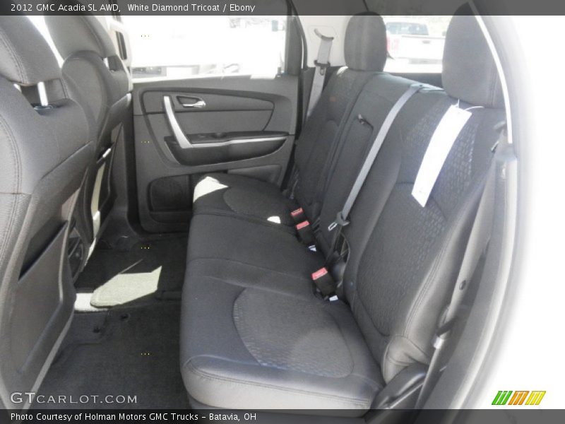 White Diamond Tricoat / Ebony 2012 GMC Acadia SL AWD