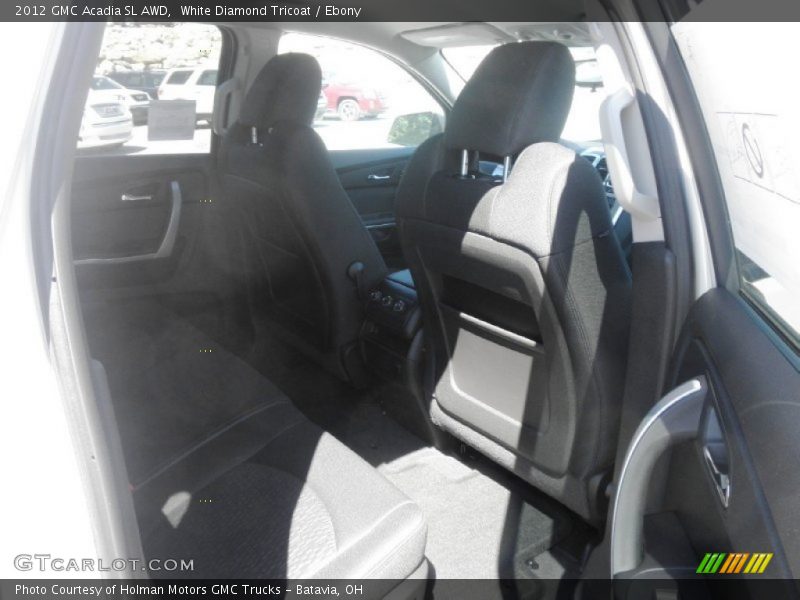 White Diamond Tricoat / Ebony 2012 GMC Acadia SL AWD