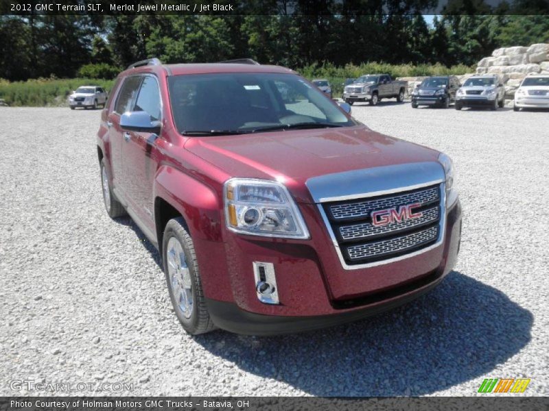 Merlot Jewel Metallic / Jet Black 2012 GMC Terrain SLT