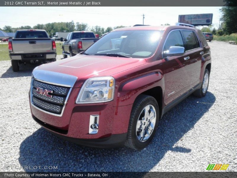 Merlot Jewel Metallic / Jet Black 2012 GMC Terrain SLT