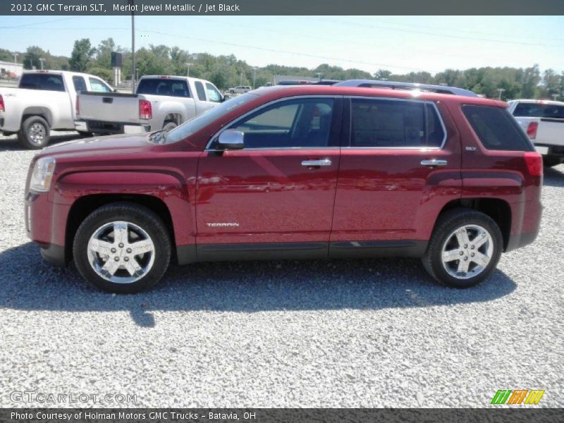Merlot Jewel Metallic / Jet Black 2012 GMC Terrain SLT