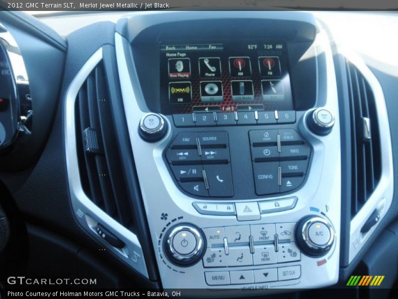 Merlot Jewel Metallic / Jet Black 2012 GMC Terrain SLT