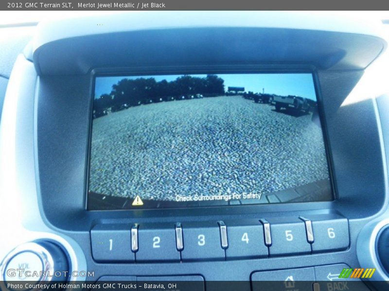 Merlot Jewel Metallic / Jet Black 2012 GMC Terrain SLT
