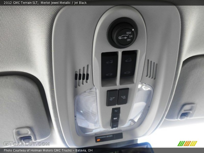 Merlot Jewel Metallic / Jet Black 2012 GMC Terrain SLT