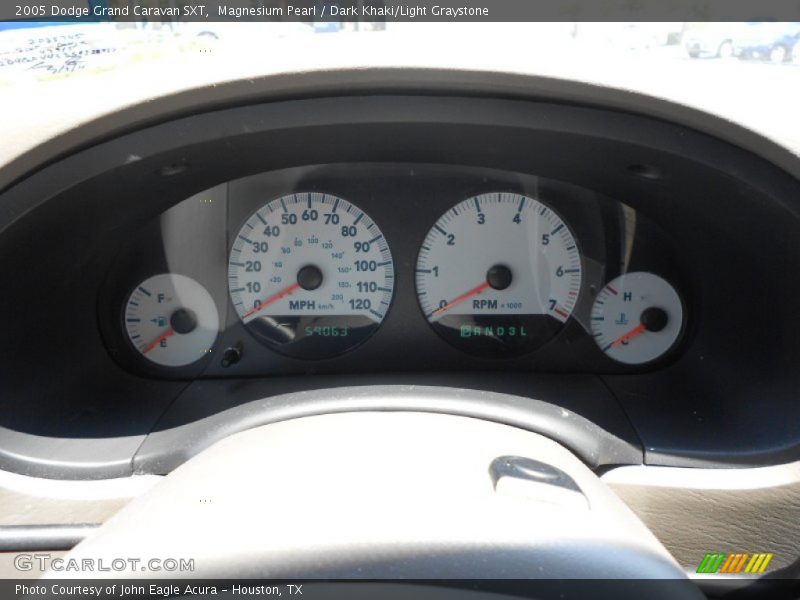 Magnesium Pearl / Dark Khaki/Light Graystone 2005 Dodge Grand Caravan SXT