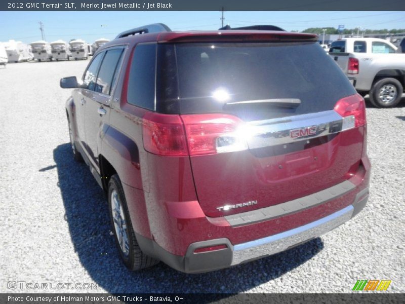 Merlot Jewel Metallic / Jet Black 2012 GMC Terrain SLT