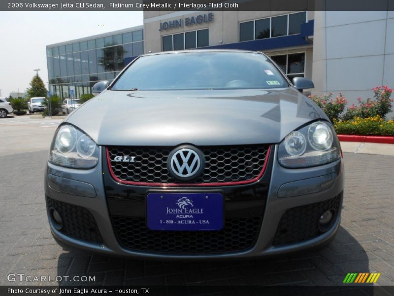 Platinum Grey Metallic / Interlagos Plaid Cloth 2006 Volkswagen Jetta GLI Sedan