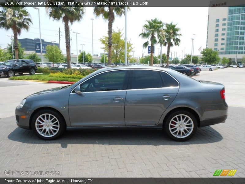 Platinum Grey Metallic / Interlagos Plaid Cloth 2006 Volkswagen Jetta GLI Sedan