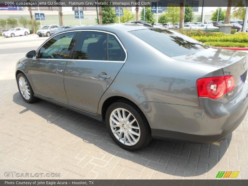 Platinum Grey Metallic / Interlagos Plaid Cloth 2006 Volkswagen Jetta GLI Sedan