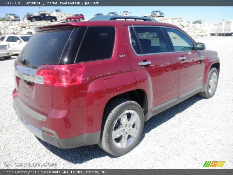 Merlot Jewel Metallic / Jet Black 2012 GMC Terrain SLT