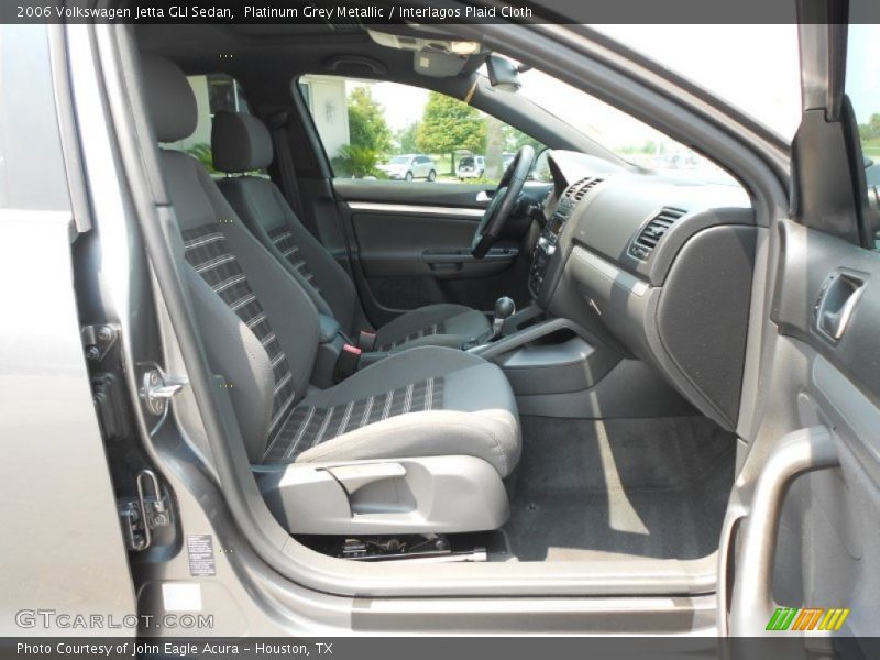 Platinum Grey Metallic / Interlagos Plaid Cloth 2006 Volkswagen Jetta GLI Sedan