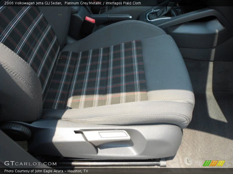 Platinum Grey Metallic / Interlagos Plaid Cloth 2006 Volkswagen Jetta GLI Sedan