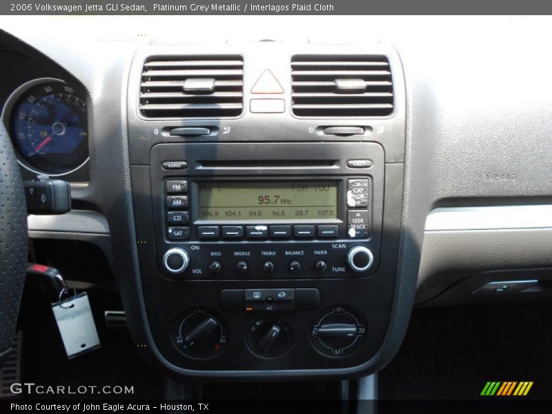 Platinum Grey Metallic / Interlagos Plaid Cloth 2006 Volkswagen Jetta GLI Sedan