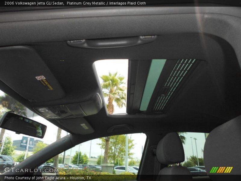 Platinum Grey Metallic / Interlagos Plaid Cloth 2006 Volkswagen Jetta GLI Sedan