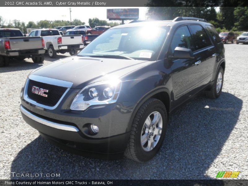Cyber Gray Metallic / Ebony 2012 GMC Acadia SL AWD