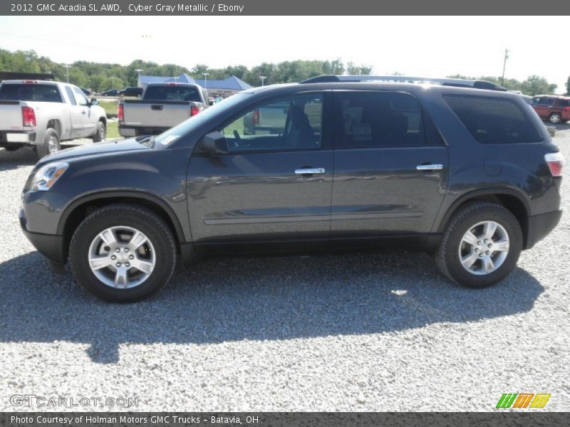 Cyber Gray Metallic / Ebony 2012 GMC Acadia SL AWD