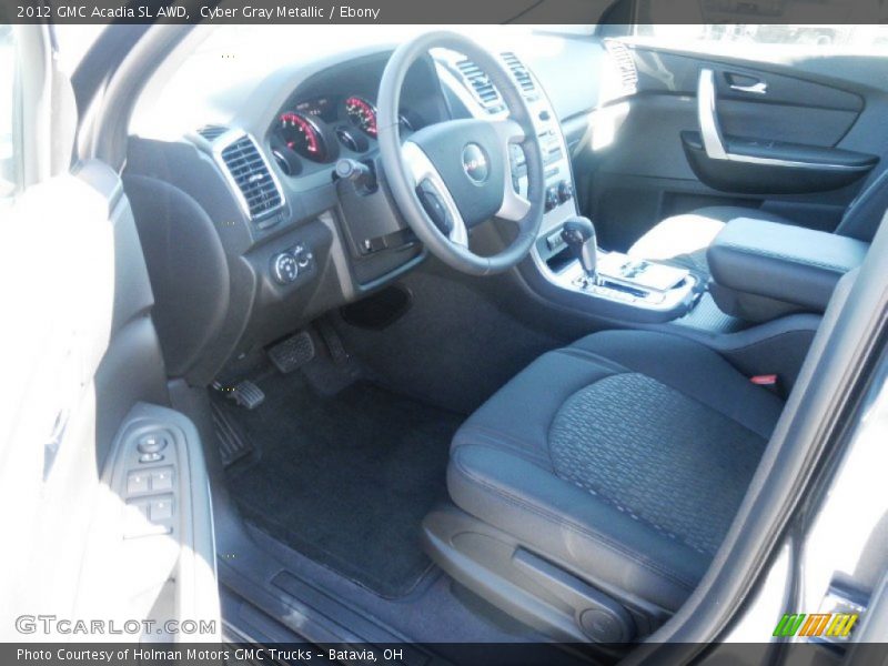 Cyber Gray Metallic / Ebony 2012 GMC Acadia SL AWD
