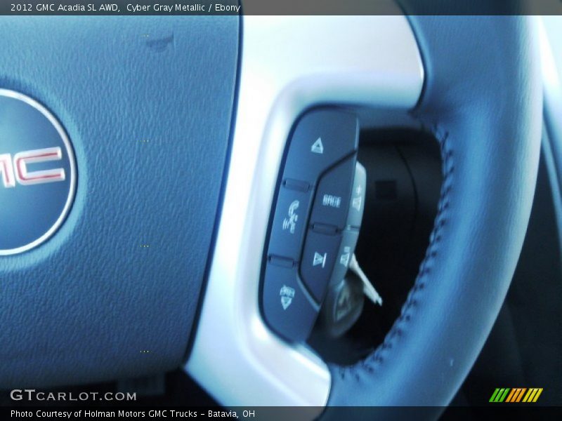 Cyber Gray Metallic / Ebony 2012 GMC Acadia SL AWD
