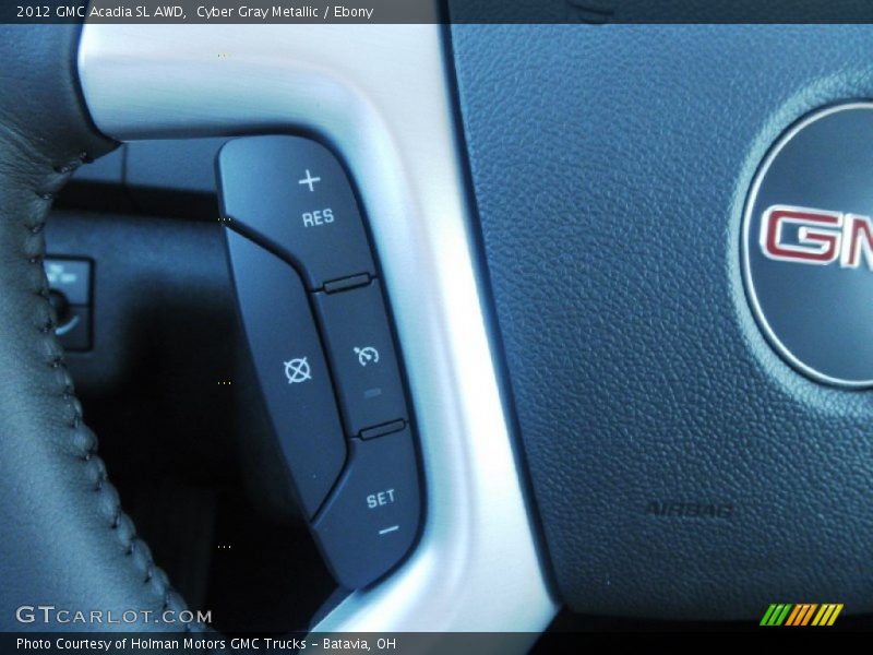 Cyber Gray Metallic / Ebony 2012 GMC Acadia SL AWD