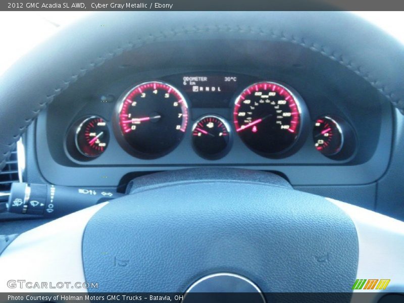 Cyber Gray Metallic / Ebony 2012 GMC Acadia SL AWD