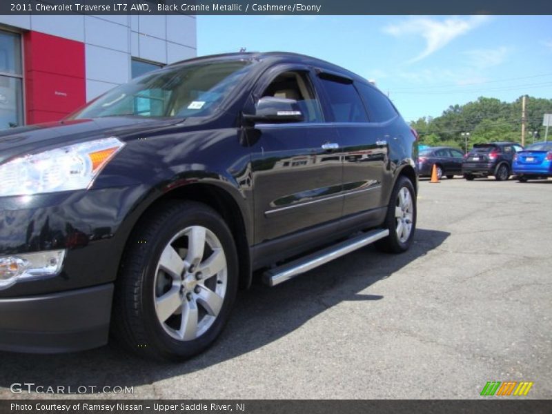 Black Granite Metallic / Cashmere/Ebony 2011 Chevrolet Traverse LTZ AWD