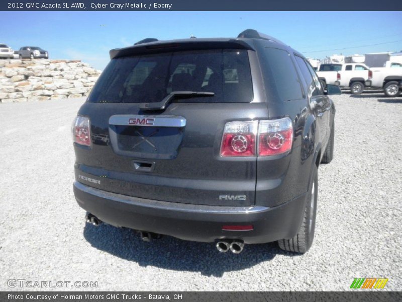 Cyber Gray Metallic / Ebony 2012 GMC Acadia SL AWD