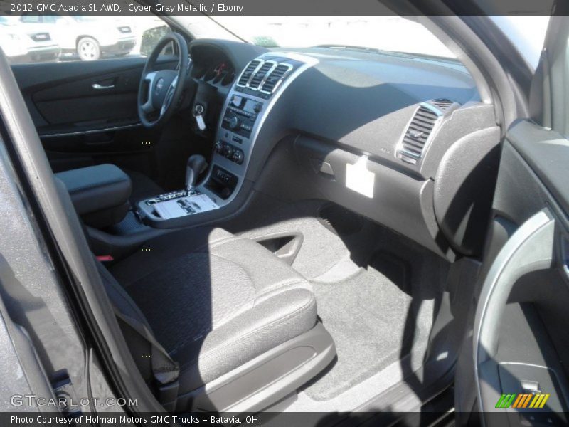 Cyber Gray Metallic / Ebony 2012 GMC Acadia SL AWD