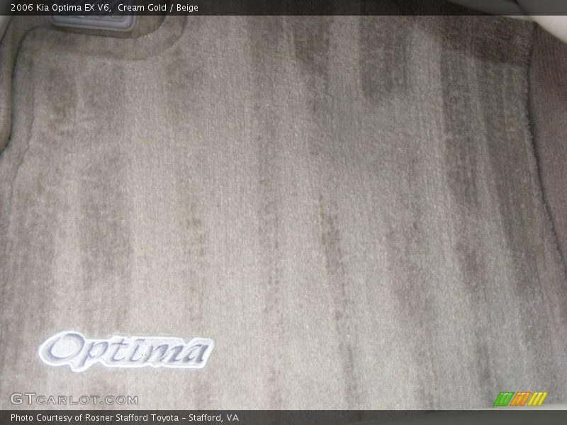 Cream Gold / Beige 2006 Kia Optima EX V6