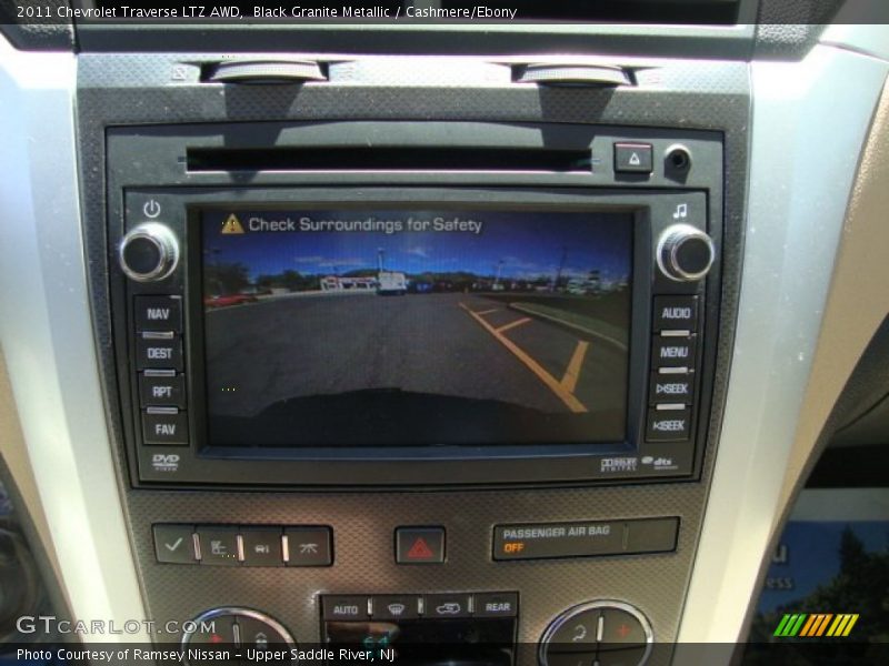 Black Granite Metallic / Cashmere/Ebony 2011 Chevrolet Traverse LTZ AWD