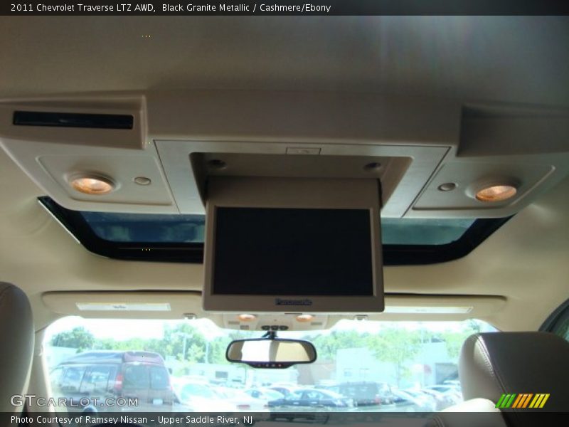 Black Granite Metallic / Cashmere/Ebony 2011 Chevrolet Traverse LTZ AWD