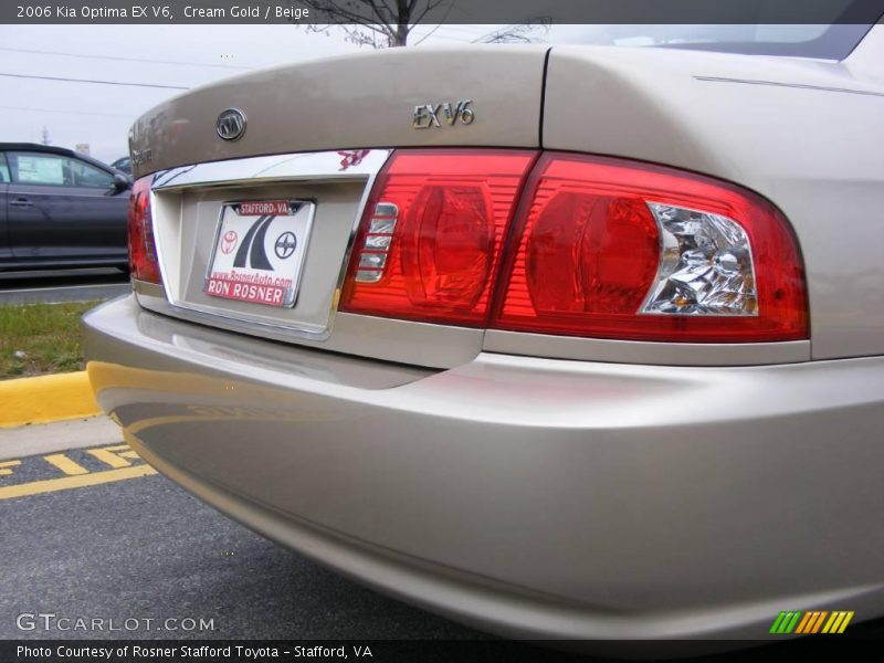 Cream Gold / Beige 2006 Kia Optima EX V6